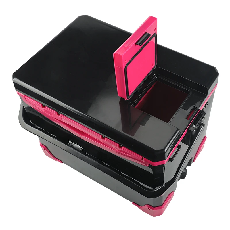 Leydun 18L صندوق تبريد الصيد صندوق معالجة في الهواء الطلق خزان أدوات والعتاد تخزين الأسماك الصيد البحري مع أدوات ثقوب الهواء المحمولة