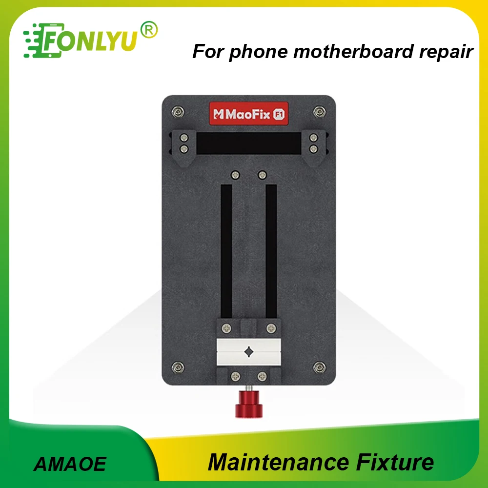 AMAOE MaoFix F1 Multifunctional Maintenance Fixture for iPhone X-16Pro Max PCB Holder Motherboard IC Chip Glue Removing Tool Set