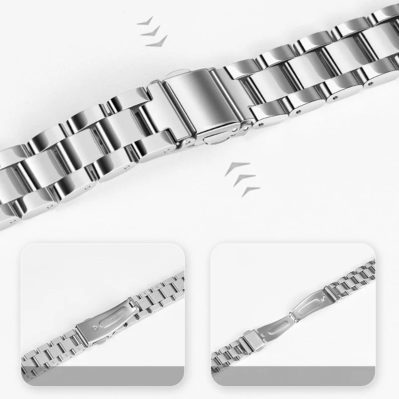 Metal Watchband for Xiaomi Band 9 8 Strap Stainless Steel Bracelet Replacement Wristband for Mi Band 9 Correa Strap Accessories