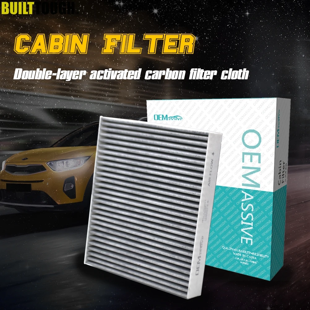 Car Pollen Cabin Filter Activated Carbon For Focus 2 3 Galaxy Kuga Mondeo 4 C-Max 1315687 1253220 3M5J-19G244-AA 3M5J-18D543-BA