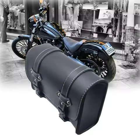 Motorcycle Tail Luggage Saddlebag Waterproof Pouch Side Toolbags Punk Suitcase Bags Universal For Harley Dyna Sportster XL883