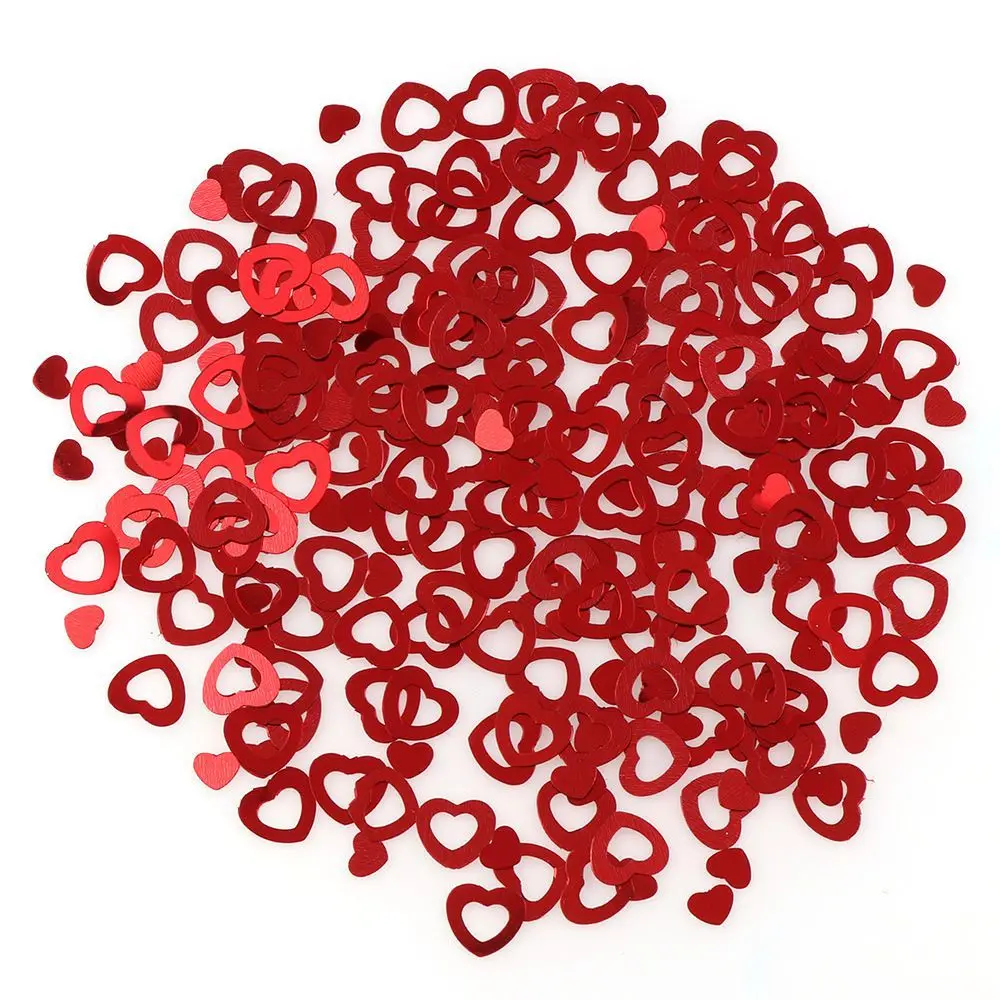 15g Cheaper Red Heart Stars Confetti Wedding Party Scatters Table Decoration Age Birthday Party Wedding Decor Supplies