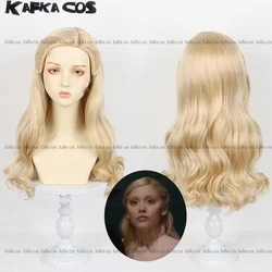 Movie Wicked Glinda Cosplay Wig Glinda Cosplay Wig Heat Resistant Synthetic Hair For Women Girls Halloween
