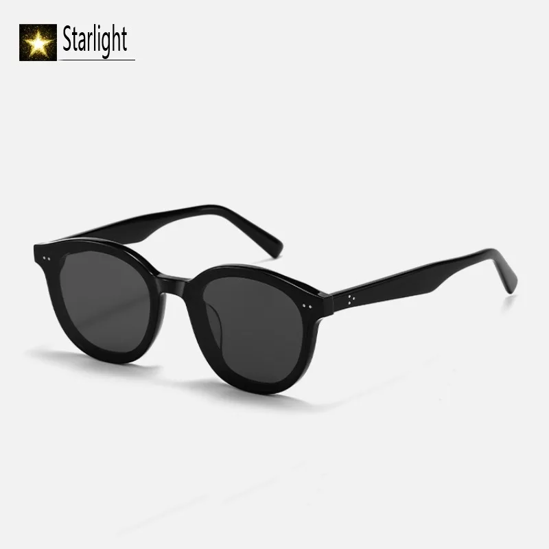 

Популярные черные солнцезащитные очки 2026 года: модные женские и мужские круглые очки из ацетата, ручной работы, с защитой UV400, в стиле ретро, для путешествий, 147 мм