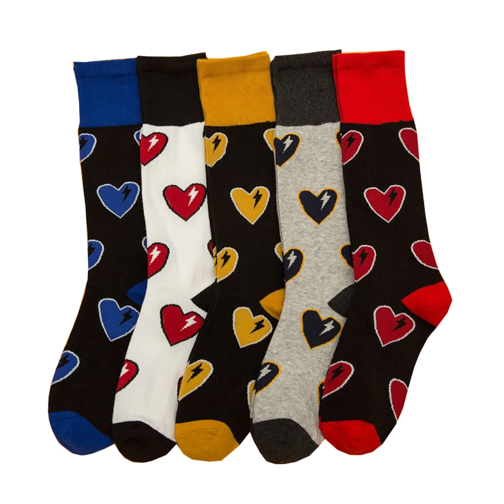 

Autumn Winter Long Socks Women Love Heart With Japanese Style Casual Socks Female Beautiful Brand Designer Kawaii Sweet Sokken