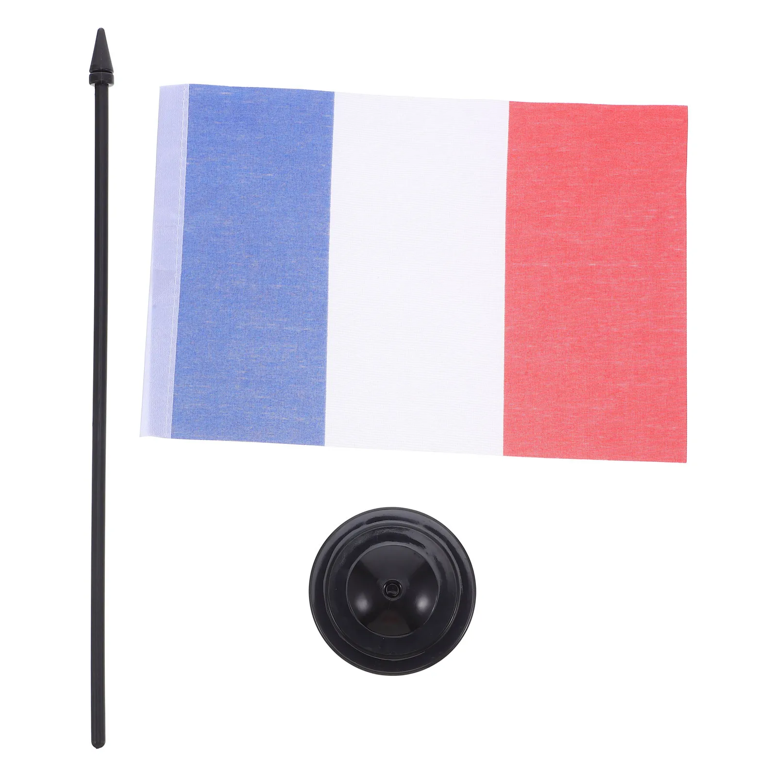 

10Pcs Mini Desk Flags France Table Flag with Stable Base Office Conference Room Desktop Flag Display French Decorations