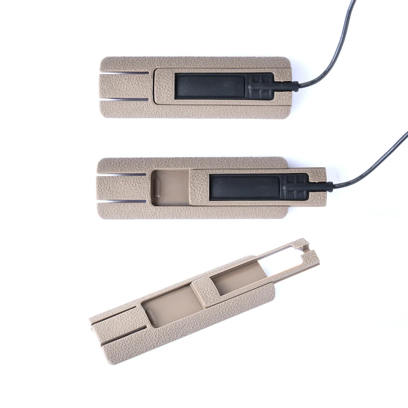 Lanterna tática lcs sistema interruptor de pressão almofada slot de cauda de rato logotipo da nuvem surefire m300 m600 DBAL-A2 m-lok keymod picatinny