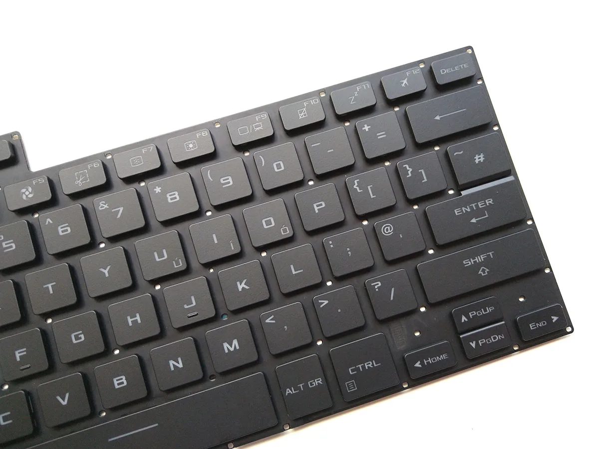 Imagem -04 - Teclado Retroiluminado uk para Asus Tuf Dash F15 Fx516 Fx516pm Fx516pe Fa516 Fx516p Fx516pr