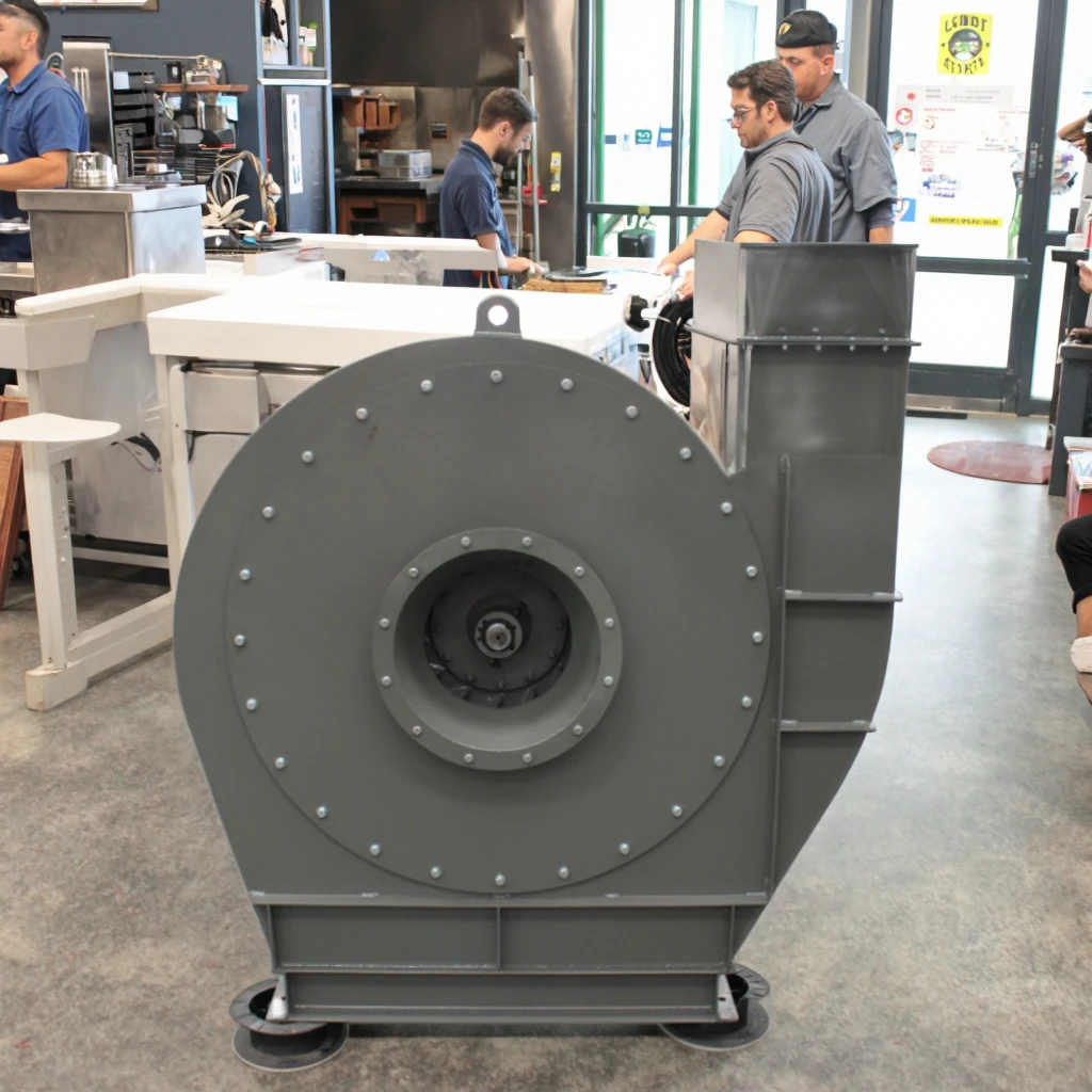 5.5KW Stainless Steel High Pressure Centrifugal Blower Industrial Ventilation Fan With Copper Motor 220V Double Suction