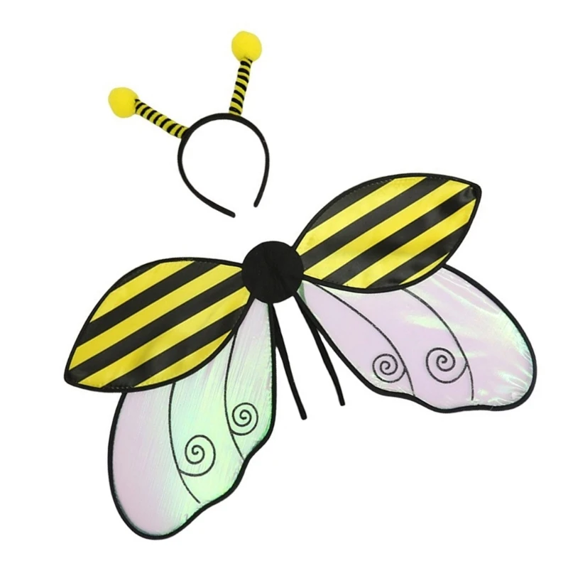 Asa joaninha com chapéu, asa inseto, asa abelha, capacete abelha, asa halloween