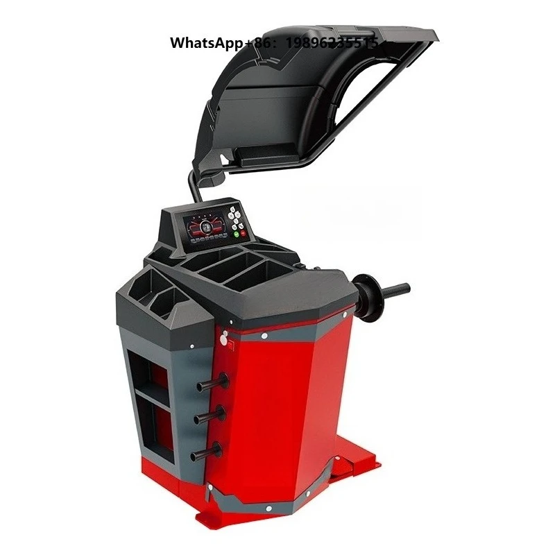 Cost-effective CB302B Car Balancing Machine with 3-language Voice Prompts and 8-inch HD Screen