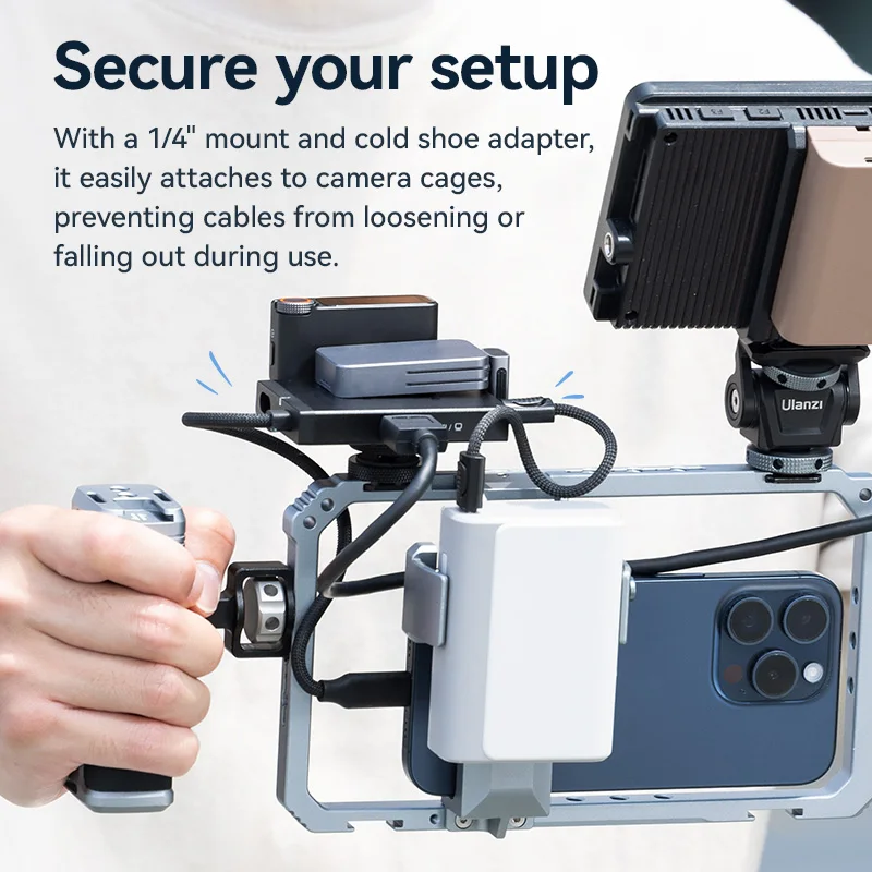 Ulanzi-HDMIメディアハブ,マルチポートアダプター,Type-C for iPhone 1/4,15, Android,USB-C "ネジ,h1,デュアル3.2,,4k