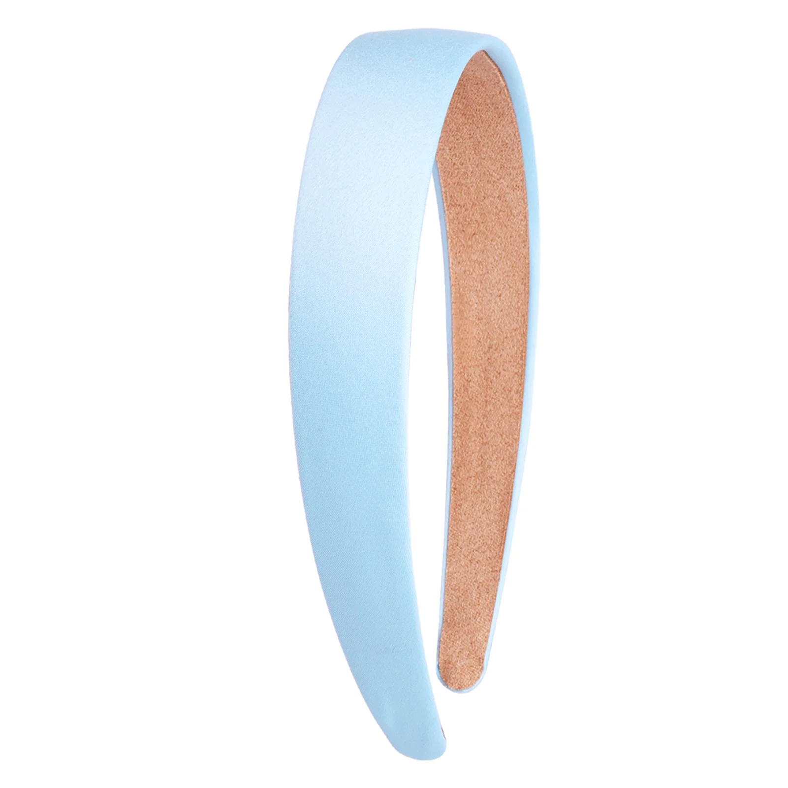 Buntes Satin-Stirnband, 2,5 cm, hartes, rutschfestes Stirnband, DIY-Haarbänder, schlichte Satin-Stirnbänder für Frauen, 21 Farben – Detail 14