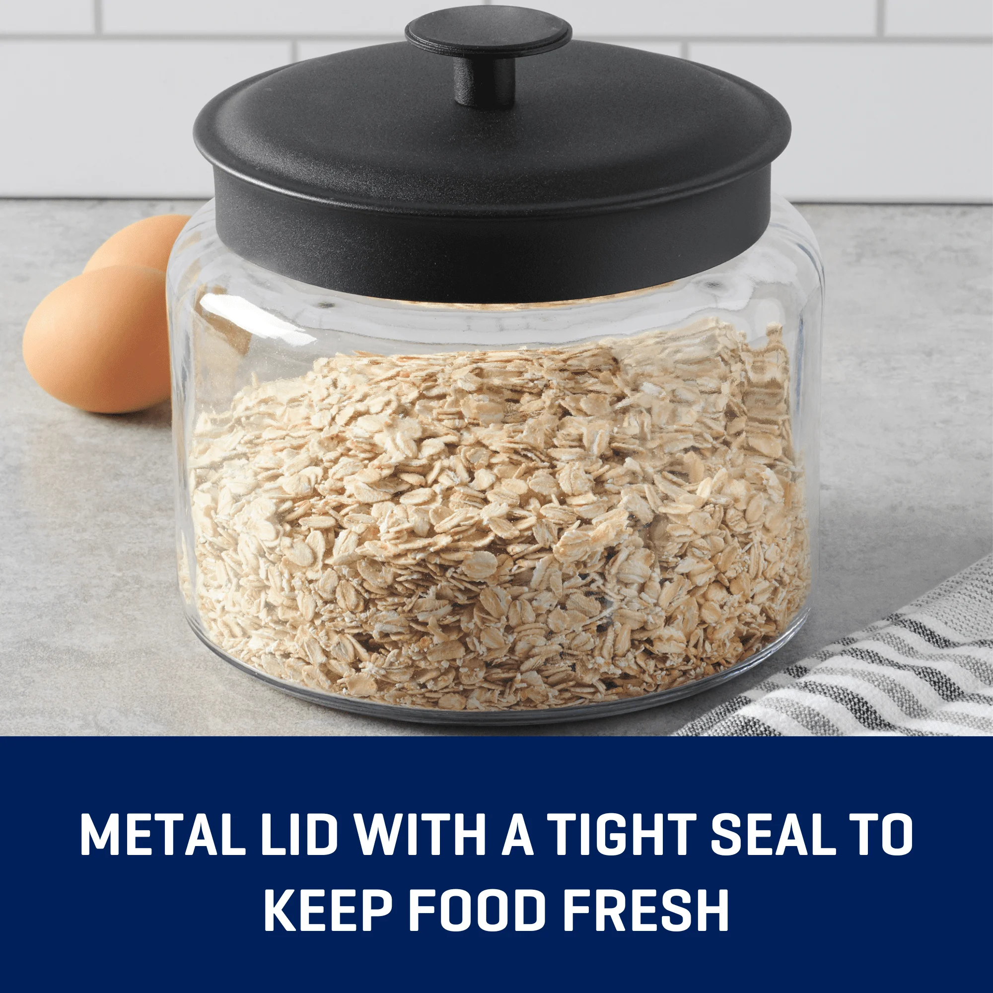 (عبوتان) برطمان زجاجي من مونتانا سعة 96 أونصة