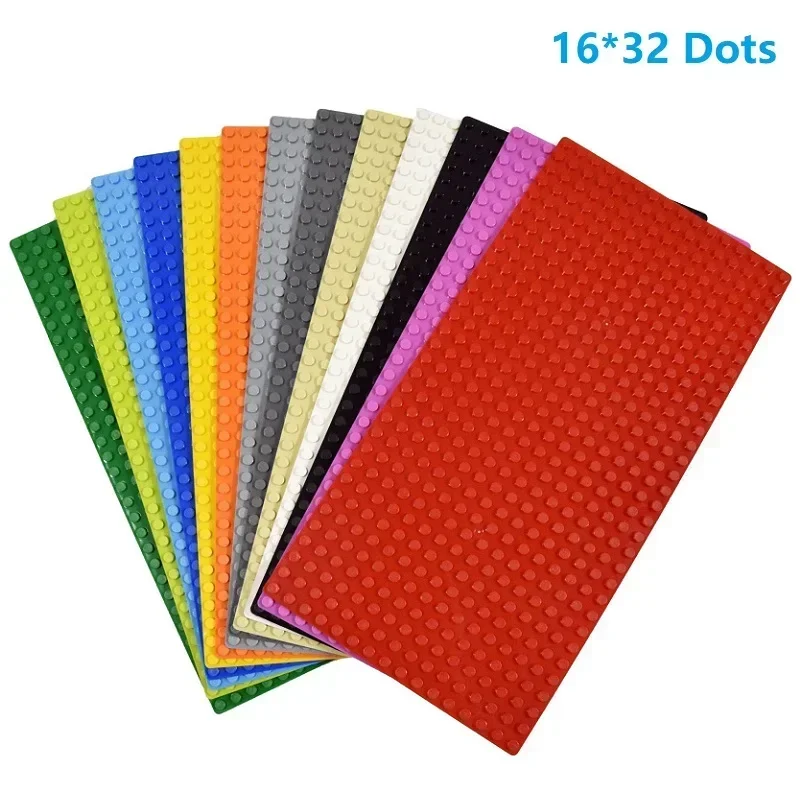 3 قطعة لوحة قاعدة الطوب 32x32 32x16 نقطة اللبنات الكلاسيكية قاعدة لوحة MOC لوح أساسي صغير الحجم لشخصيات المدينة للأطفال #5