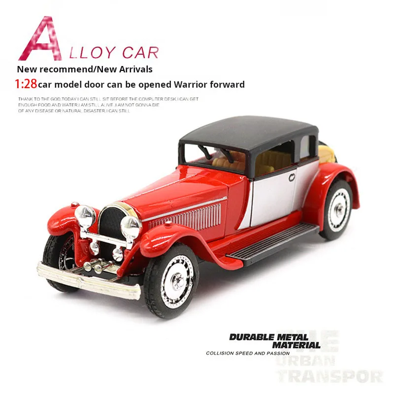 1:28 Car Model Super Classic Pull Back Toy Car Educational Collection Door Open Car Model Gift Gift Car for Audi