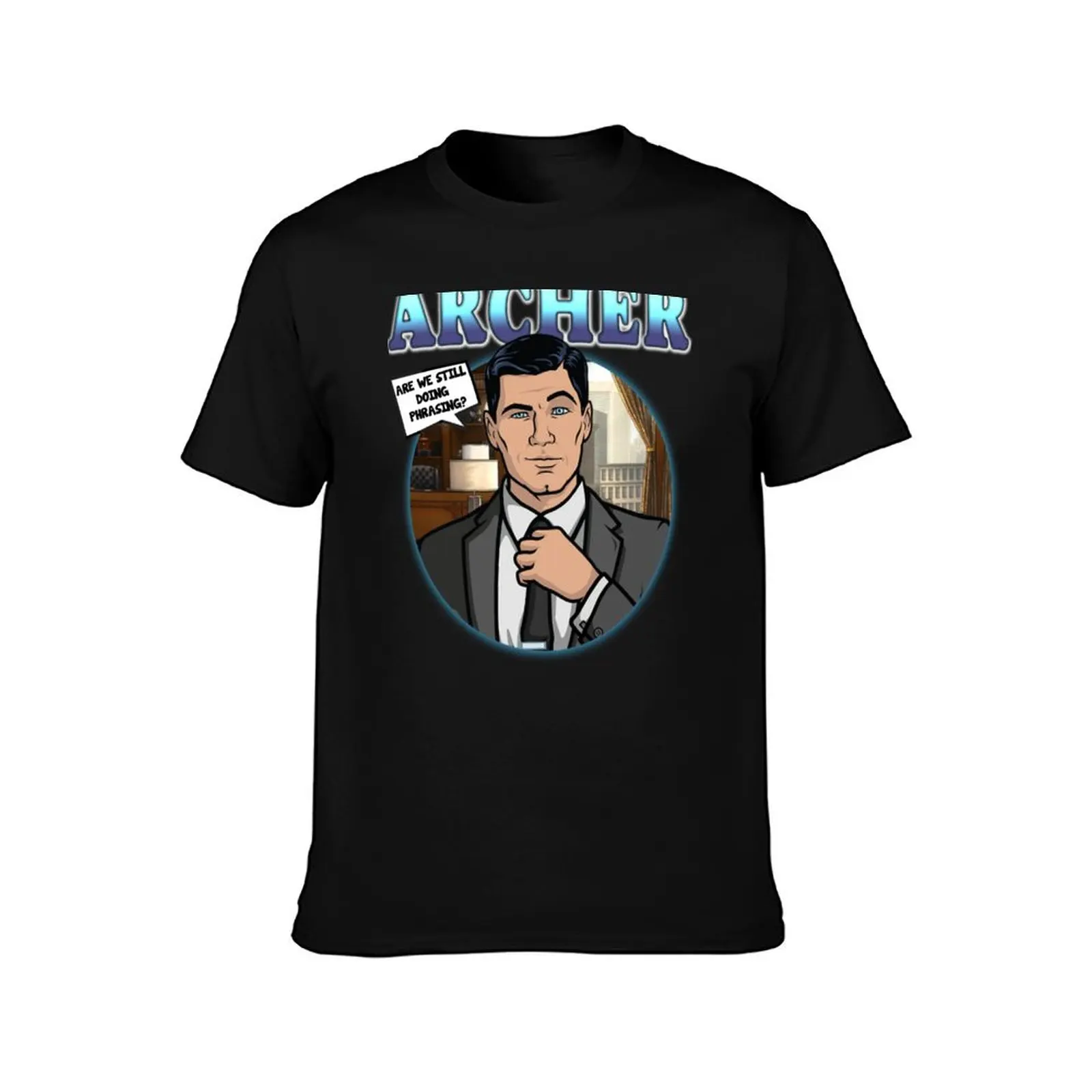 Archer - Sterling Archer “ Are we still doing phrasing? ” T-Shirt Plus Size Summer Short Sleeve T-Shirt