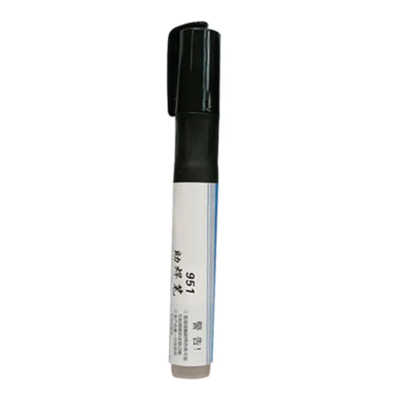 951 10ml 13cm Non-clean Low-Solid Soldering Rosin Flux Pen For Soldering Solar Panel DIY Power Panel Fpc/pcb/bga