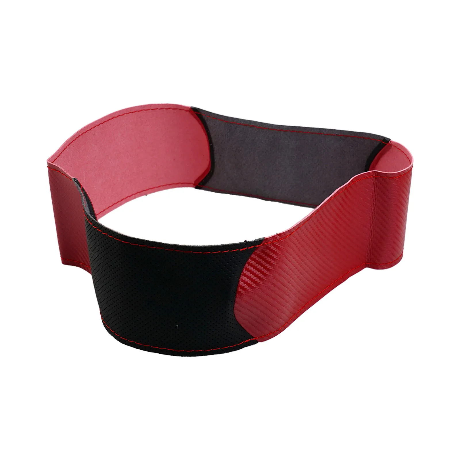 

Driving Microfibre Leather Steering Wheel Cover Luxurious Texture Steering Wheel Cover Upgrades Appearance All Seasons Use