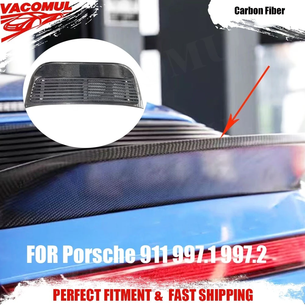 

VACOMUL для Porsche 911 997.1 997.2 2005-2011, сухой спойлер из углеродного волокна, задний багажник автомобиля, крыло, внешние аксессуары, модификация