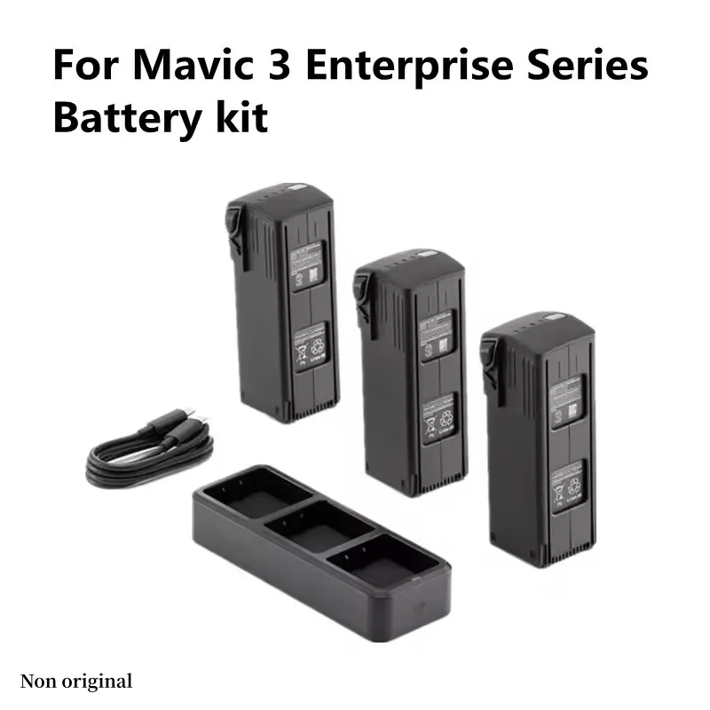 

For Mavic 3 Enterprise Series Battery kit Includes three intelligent flight batteries and one charging manager (100W)