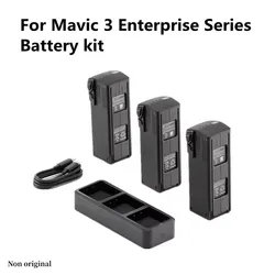 For Mavic 3 Enterprise Series Battery kit Includes three intelligent flight batteries and one charging manager (100W)
