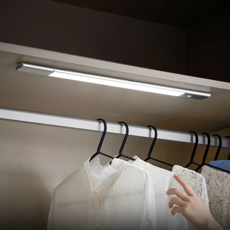 Youpin EZVALO مصابيح توجيهية لاسلكية الذكية جسم الإنسان التلقائي مصابيح توجيهية ing LED عنبر خزانة ملابس لغرفة النوم ضوء الليل