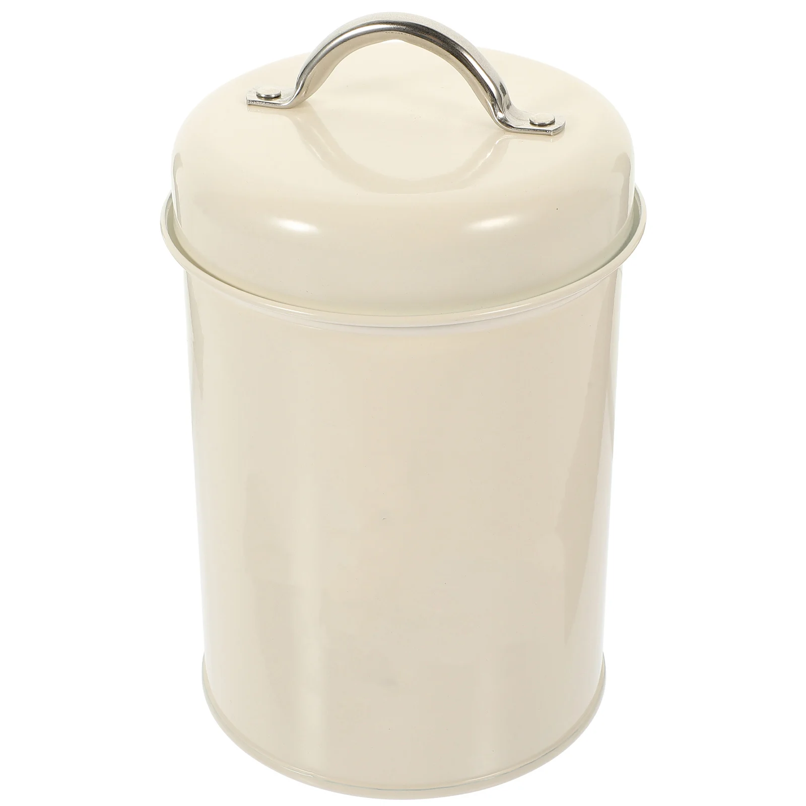 

Coffee Tea Iron Canister Metal Jar ies Snacks Sealed Reusable Container Storage Supplies Kitchen Desktop Condiment
