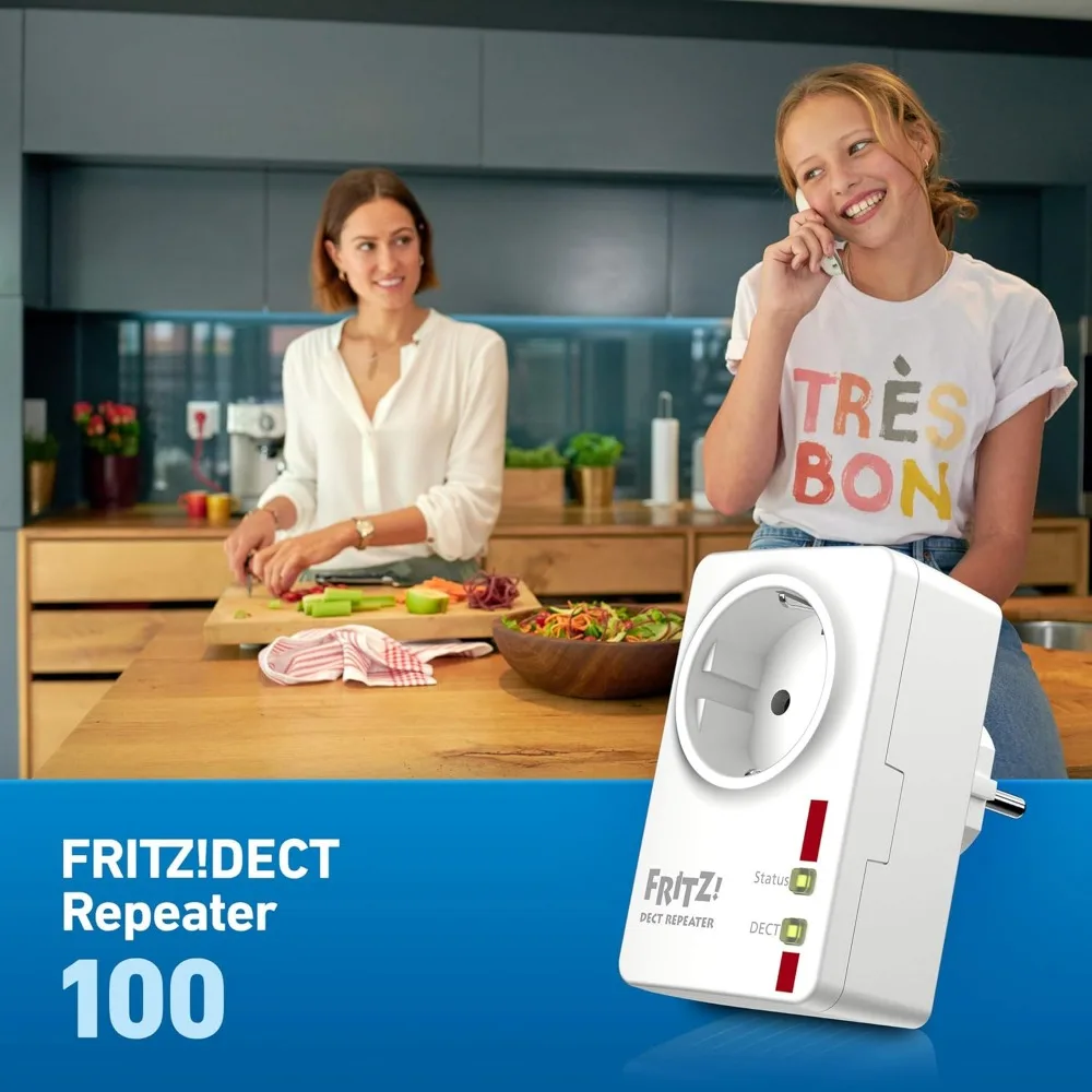 FRITZ!DECT مكرر 100 (Erhöht DECT-Reichweite) نسخة ألمانية
