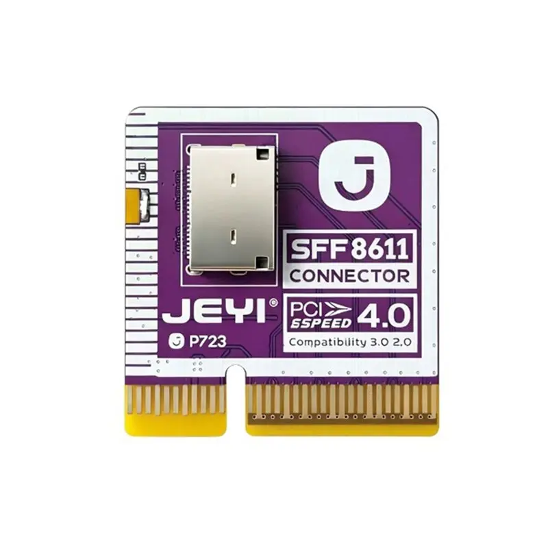 JEYI Pcie 4.0 To Oculink Adapter Card SFF8612 Interface External Graphics Card Dock / SSD Expansion Adapter