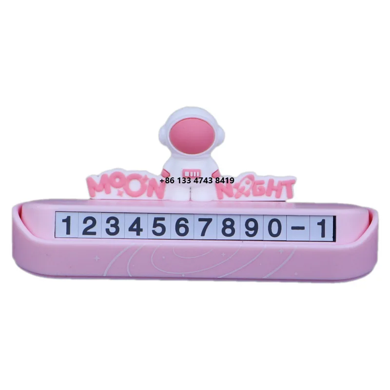 

Car phone number Car business card Phone license plate Car temporary parking cardcar styling Phone number plate