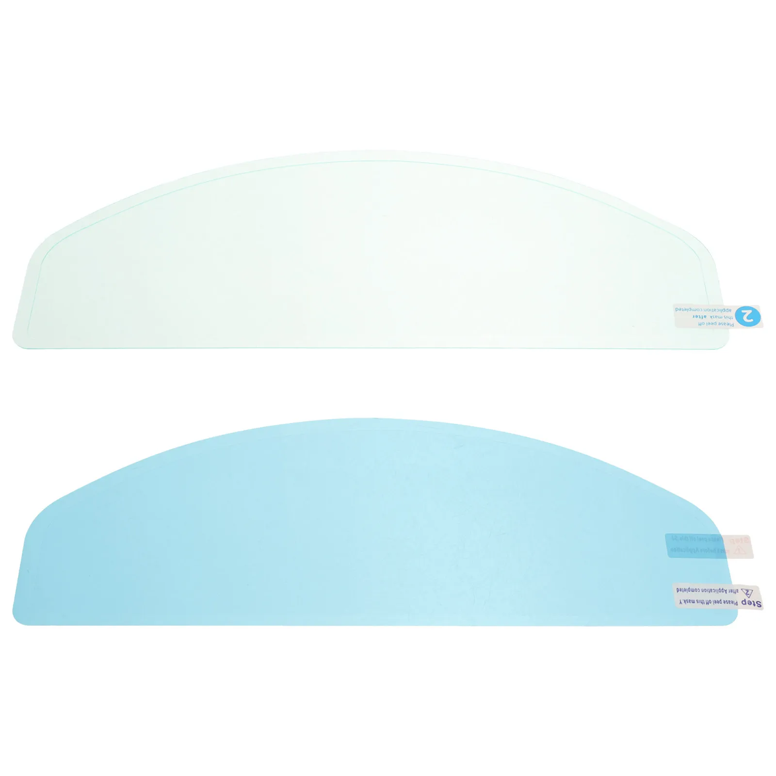 

2Pcs Motorcycle Rain and Fog Film Anti-Fog Lens Shield for Clear Visibility Easy Install Compatible with All Helmets