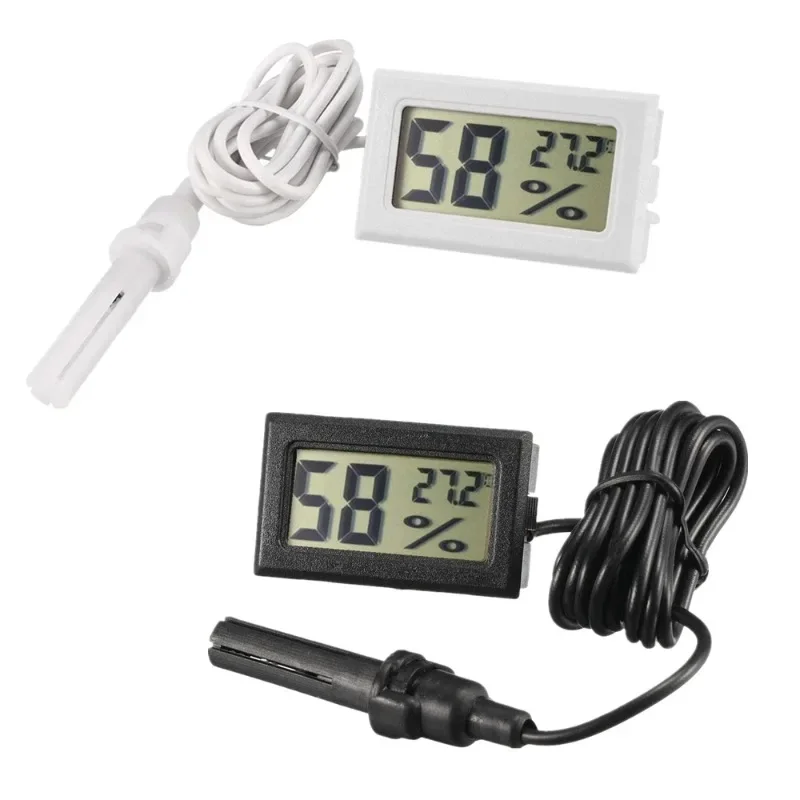 Mini Digital LCD Indoor Convenient Temperature Sensor Humidity Meter Thermometer Hygrometer Gauge Indoor Thermometer Hygrometer