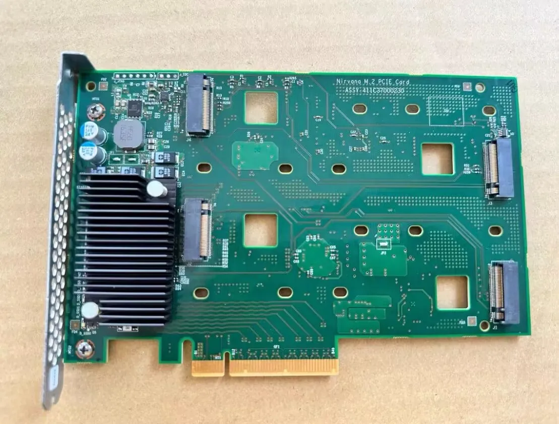 

FOR DELL 72NYR NVME card Supports 4 M.2 SATA hard drives. M.2 pcie adapter for hard disk