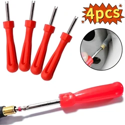 4pcs Car Tire Valve Stem Core Remover Screwdriver Car Bike Bicycle Motorcycle Professional Tire Repair Shops Essential Tools