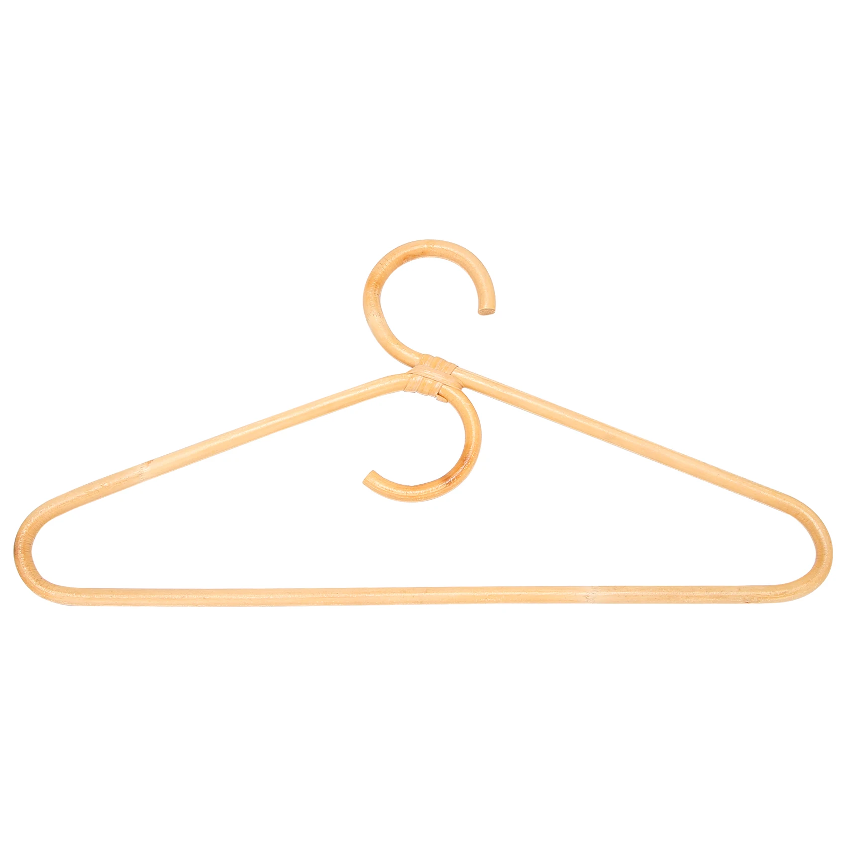 

Rattan Clothes Hanger Style,Garments Organizer,Rack Adult Hanger,Room Decoration Hanger for Your Clothes.1 Pcs