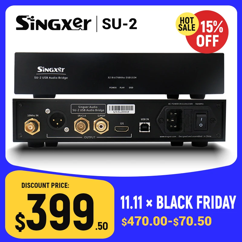 Singxer SU-2 DSD1024 USB Digital Interface Femtosecond clock Interface Audio Interface SU2