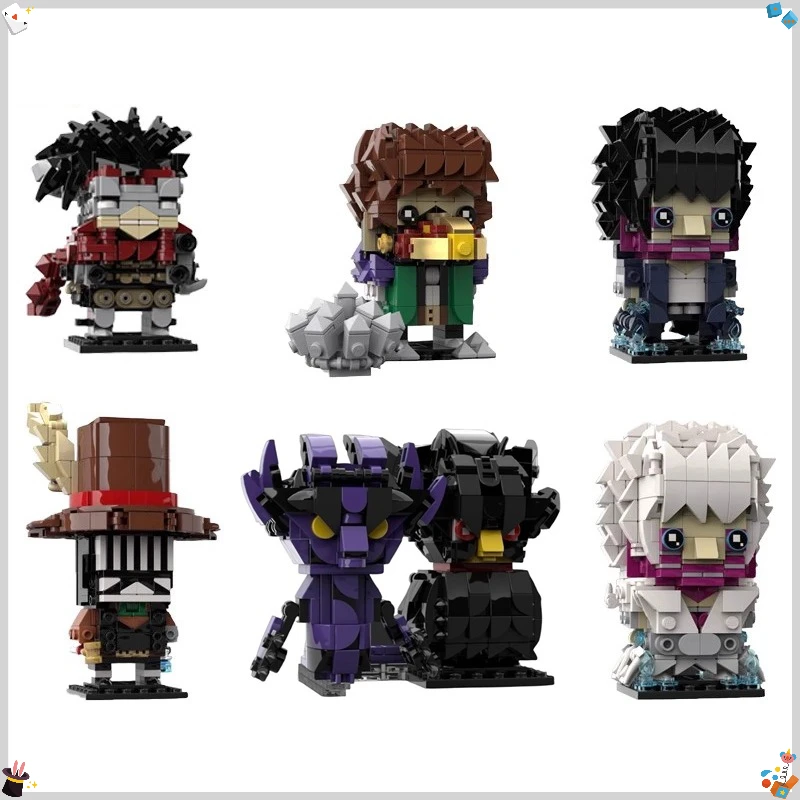 

Идея аниме персонажи мультфильмов Bricksheadz MOC Academy Hero мини-кукла строительные блоки модель детская сборная игрушка подарок на день рождения для мальчика