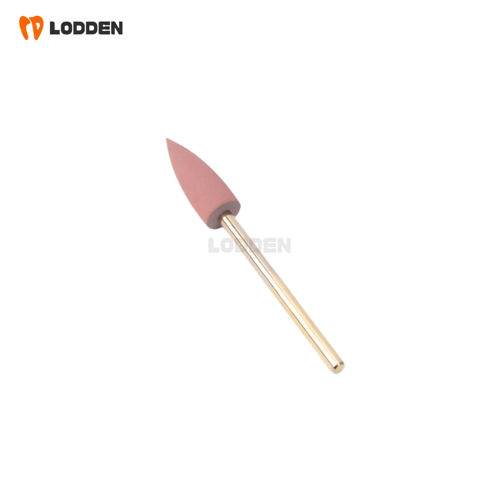 LODDEN 1pcs Red Fine Diamond Polishers for Zirconia Dental Lab Polishing Tools D1F D203F D17F Dentistry Grinding Ceramics Stones - view 5