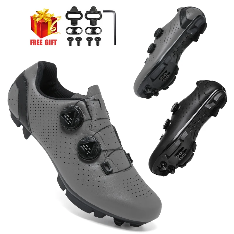 Cycling Sneaker Mtb with Cleats Men Carbon Sports Speed Bike Shoes Women Mountain Racing Flat SPD Road Cycling Footwear