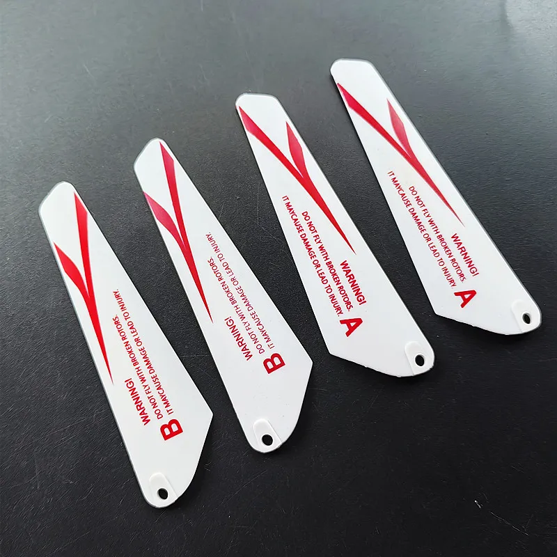 4PCS 2A2B 9 ซม.อะไหล่ใบมีดพัดลมPropsสําหรับR/C Miniเฮลิคอปเตอร์โรเตอร์Rc CH002 CH023 Drone Copterของเล่นอะไหล่อุปกรณ์เสริม