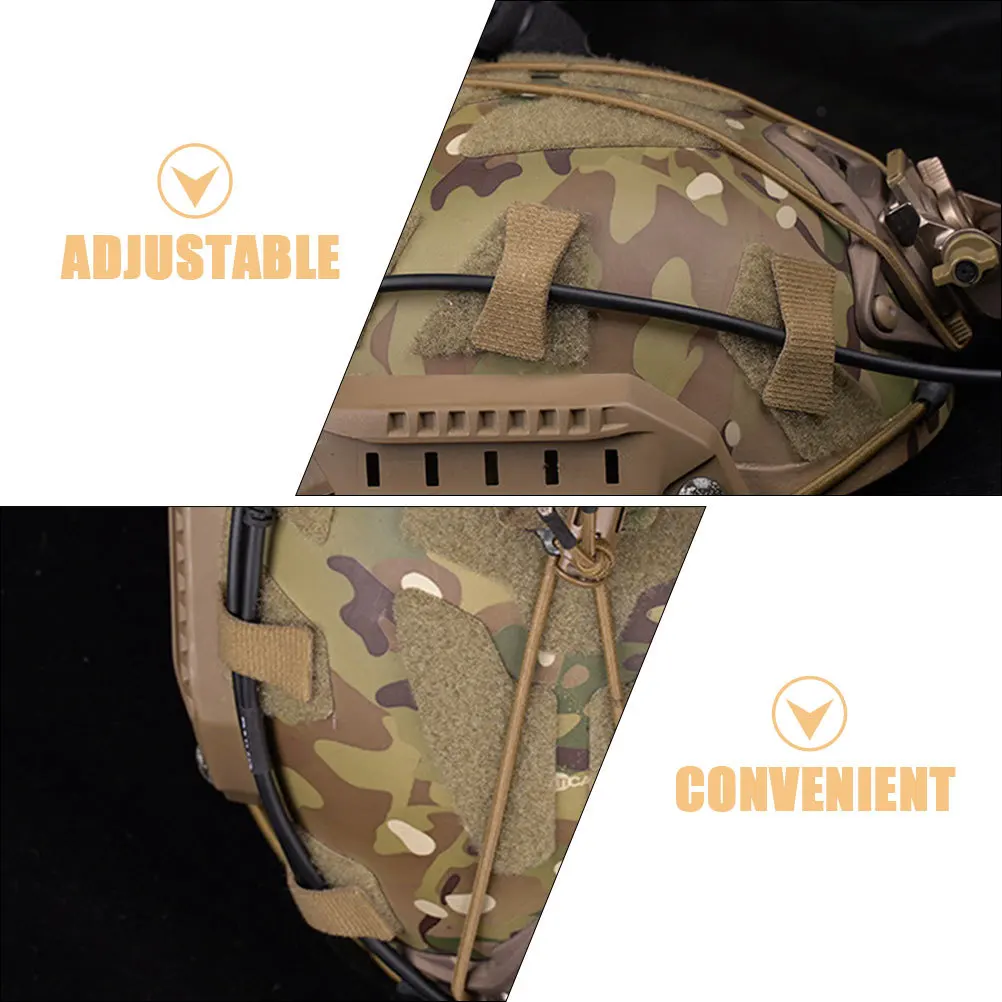 8 قطع من ملصقات إدارة الكابلات شديدة التحمل لتنظيم الأسلاك وأشرطة سلك قابلة لإعادة الاستخدام مناسبة للخارج #3