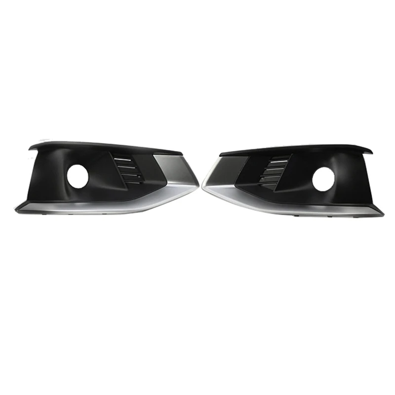 

1Pair Front Bumper Fog Light Grille Cover Bezel Trim 8WD807681L 8WD807682L For A4 B9 2020-2022 Lower Pillar Cover