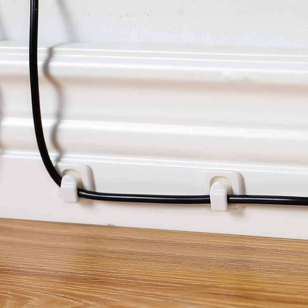 

18Pcs Cable Clip Cord Organizer Self-Adhesive Adjustable Wire Holder for Home Office Desktop Charging Cable Management