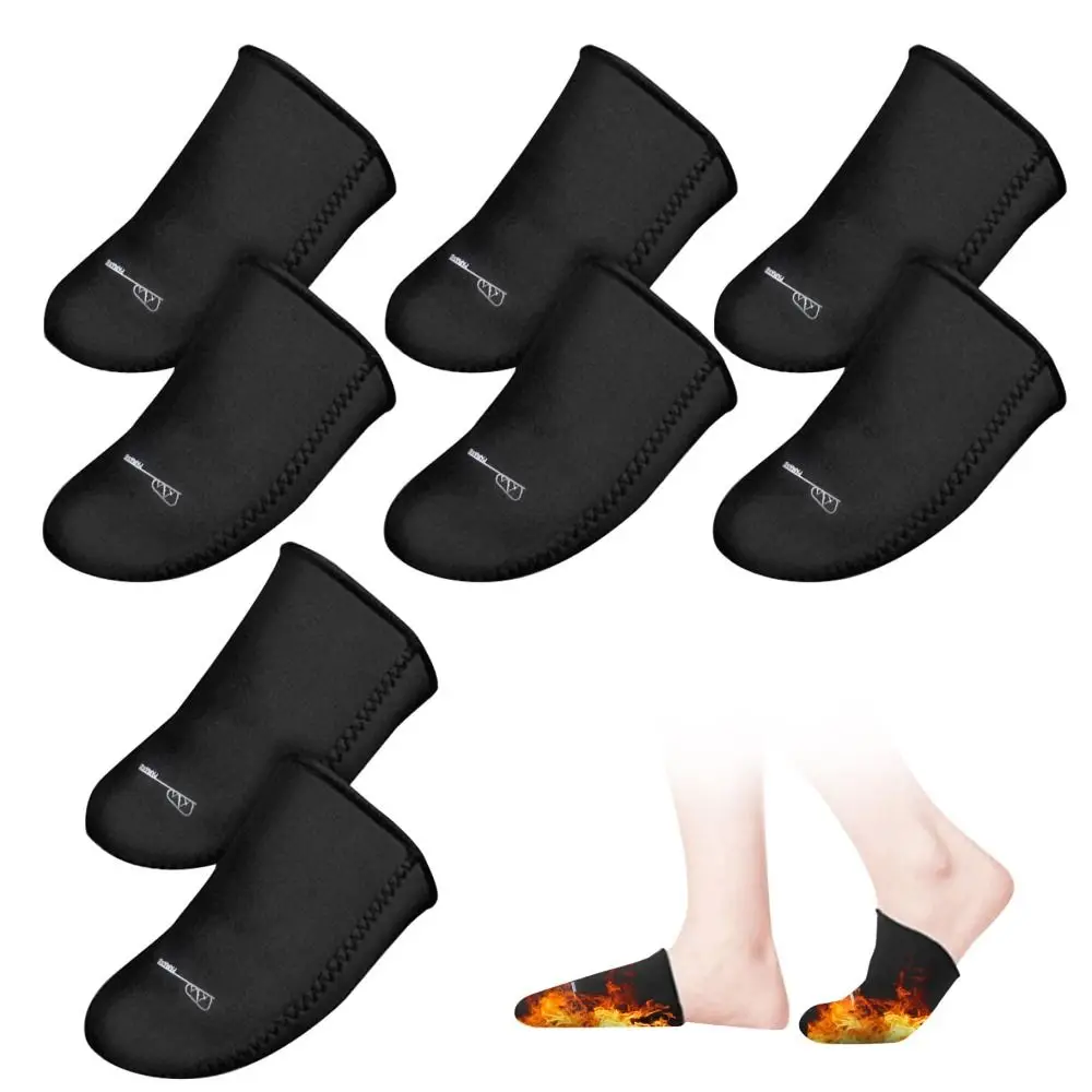 Toe Covers Toe Warmers for Feet Shoe Warmers Winter Thermal Feet Warmers Elastic Toe Warmers for Cycling Running Hiking Skiing