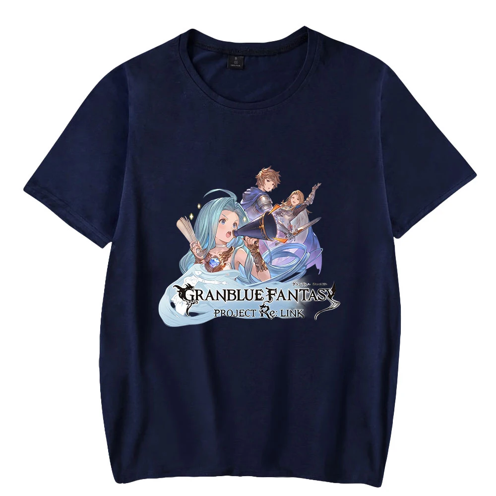 

2026 Granblue Fantasy Tshirt Unisex Crewneck Short Sleeve Women Men T-shirt Harajuku Streetwear Casual Style Clothes