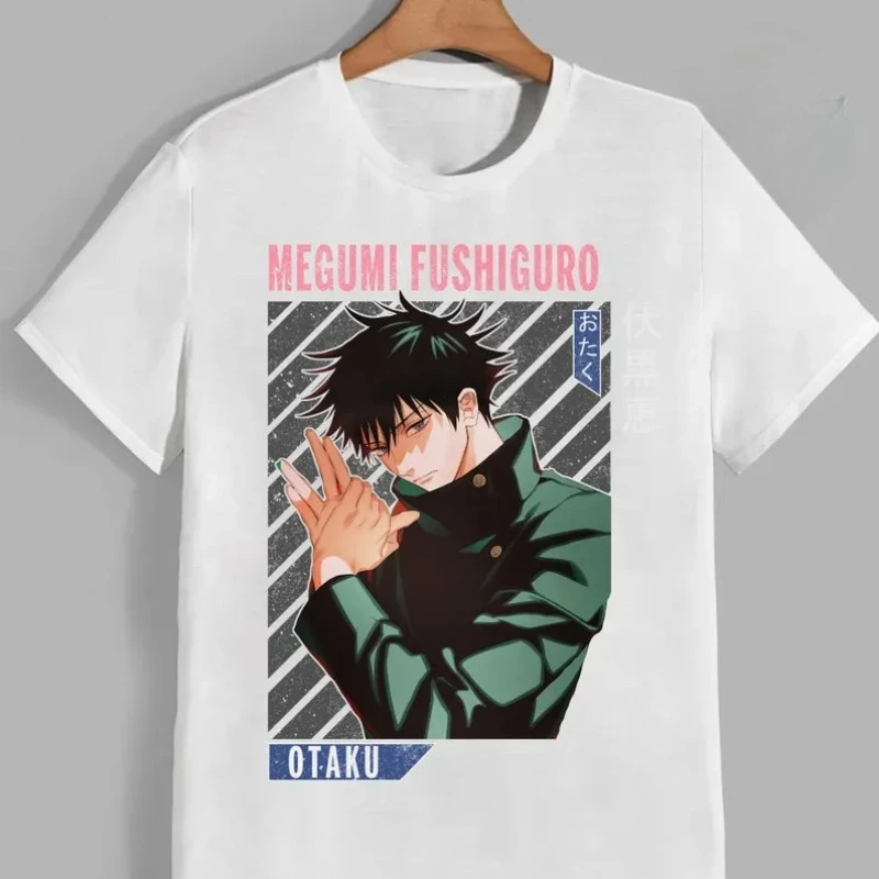 

Fushiguro Megumi‌ Jujutsu Kaisen T Shirt Anime Oversized Men Women Short Sleeve Casual Tee Cotton Streetwear Cosplay Summer Tops
