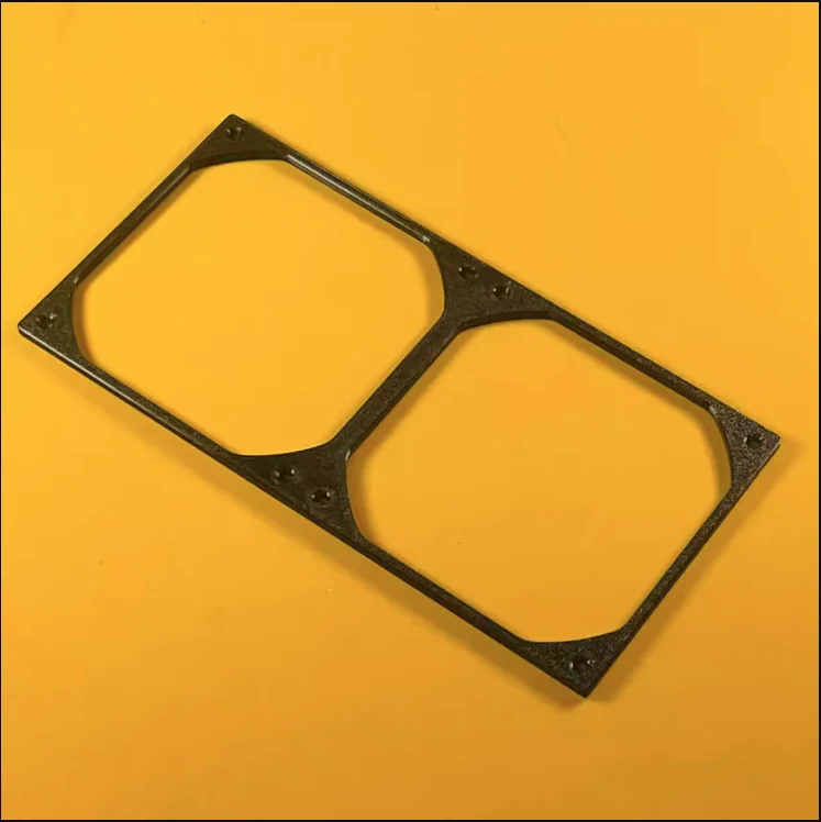 12cm computer case fan height-increasing bracket, fake cold row 240 modified fan height-increasing