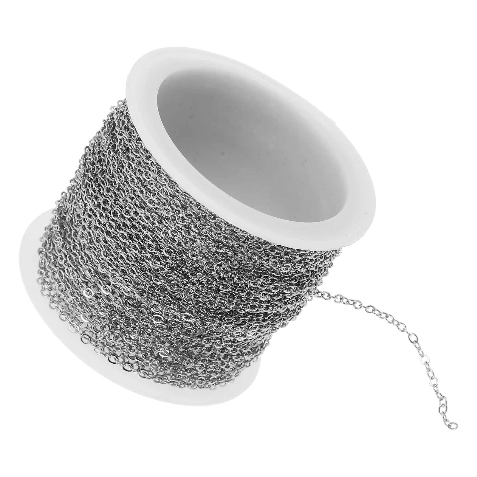 

1 Roll Copper Cross Chain Roll for Jewelry Making Flat Wide Chain for DIY Necklaces Bracelets Earrings Supplies Craft Projects