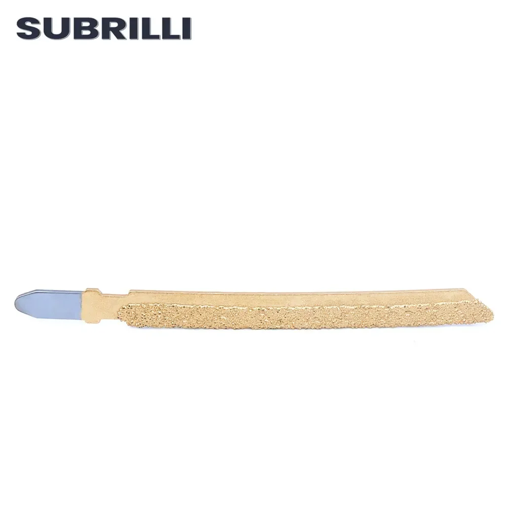 SUBRILLI Diamond Jig Saw Blade T-Shank 4 นิ้วสูญญากาศ Brazed ตัดเพชรใบเลื่อยลูกสูบสําหรับกระเบื้องหินแกรนิตคอนกรีต
